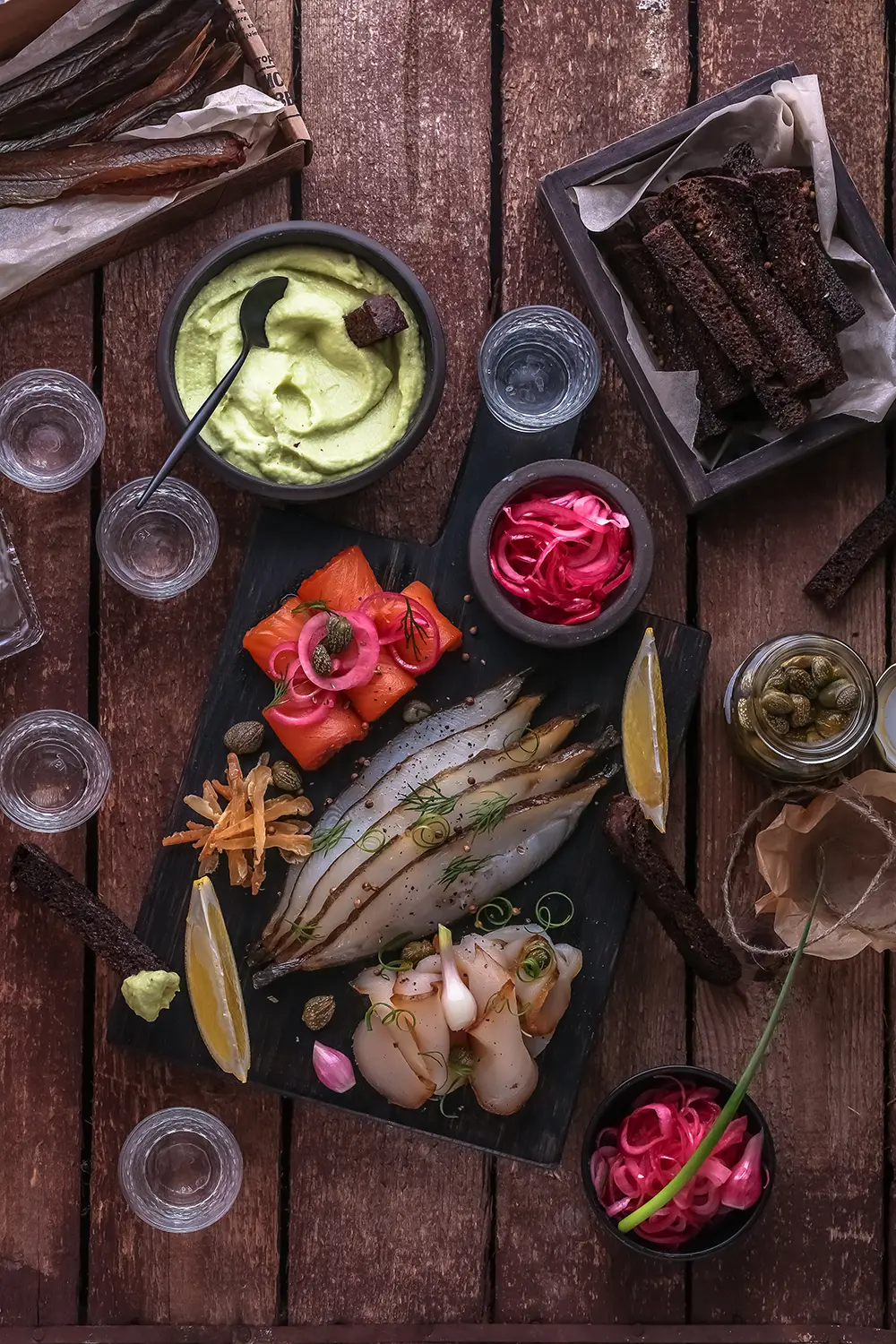 Fresh fish product preparation